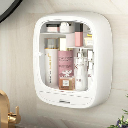 Étagère Murale Cosmétique  : Organisation Chic pour Votre Salle de Bain