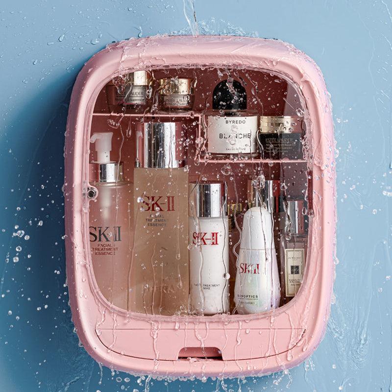 Étagère Murale Cosmétique  : Organisation Chic pour Votre Salle de Bain