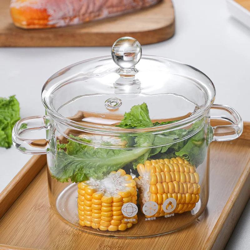 Cocotte en Verre pour la Cuisine Élégance Transparente et Performance Exceptionnelle