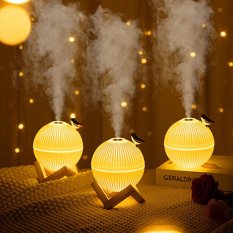 Humidificateur 3D avec Lampe Lune LED Atmosphère Magique et Aromathérapie USB