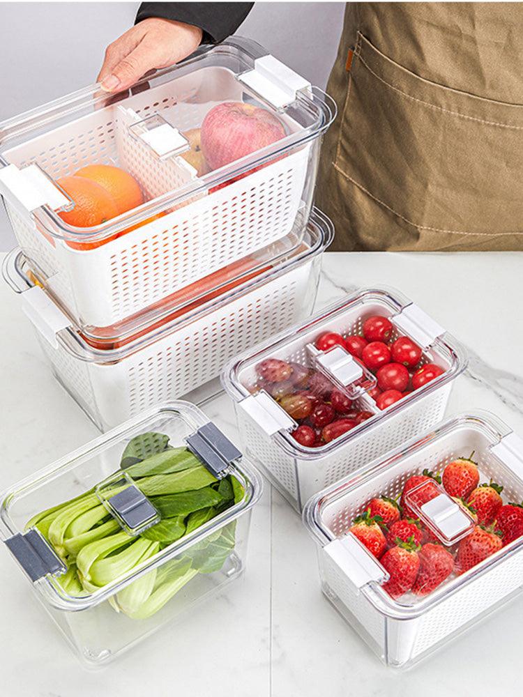 Boîte de Rangement pour Fruits et Légumes Frais : Organisation Optimale dans votre Réfrigérateur