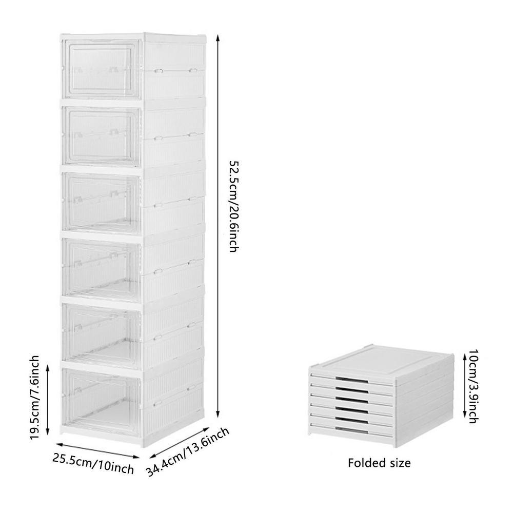 Étagère à Chaussures Pliable à Six Étages : Organisation Pratique pour Vos Chaussures, Espace Optimisé