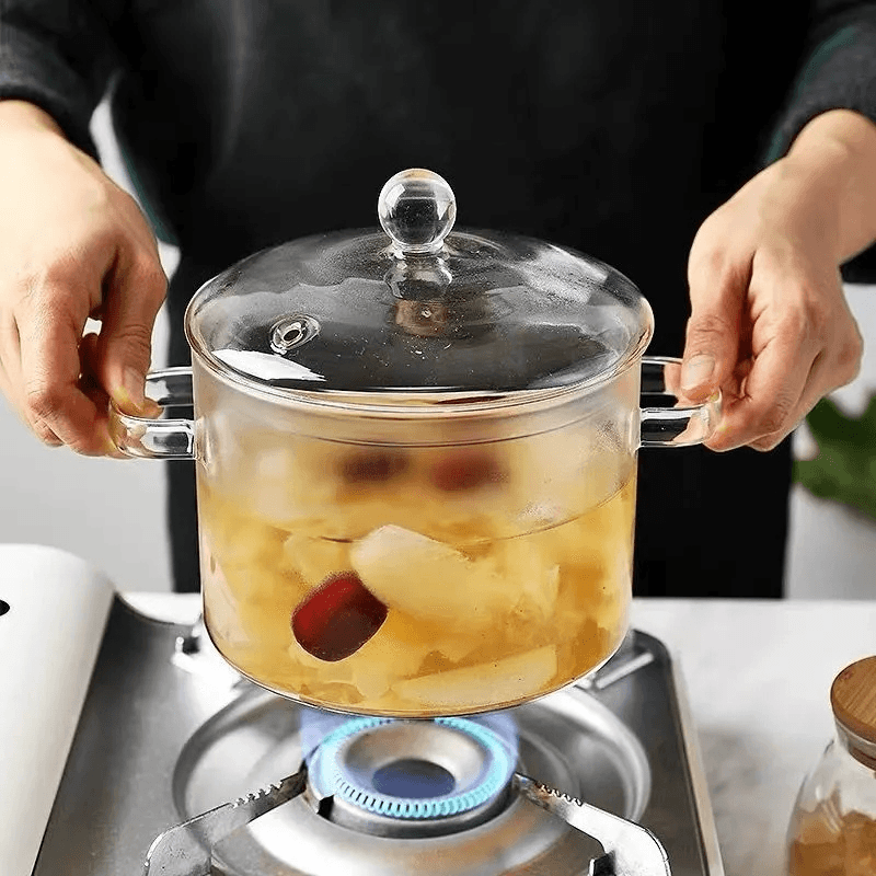 Cocotte en Verre pour la Cuisine Élégance Transparente et Performance Exceptionnelle