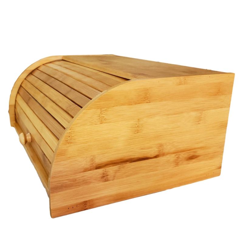WAMI – Boîte à Pain en Bambou Premium avec Couvercle Coulissant