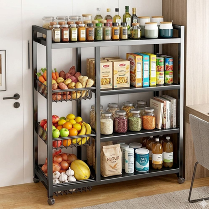 WAMI Étagère de Cuisine Mobile avec Roulettes