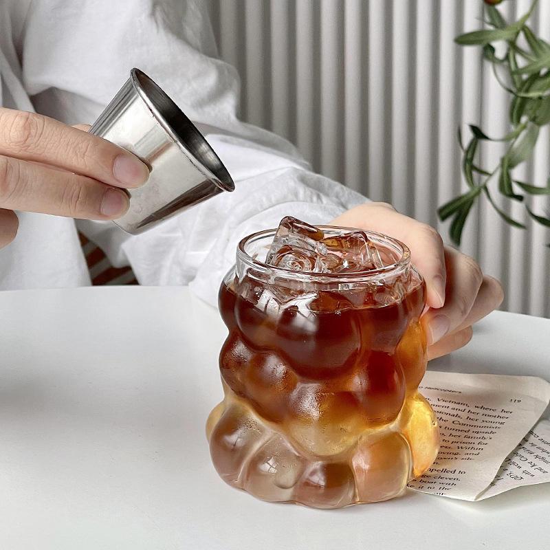 Tasse en Verre en Forme de Raisin pour une Dégustation Élégante