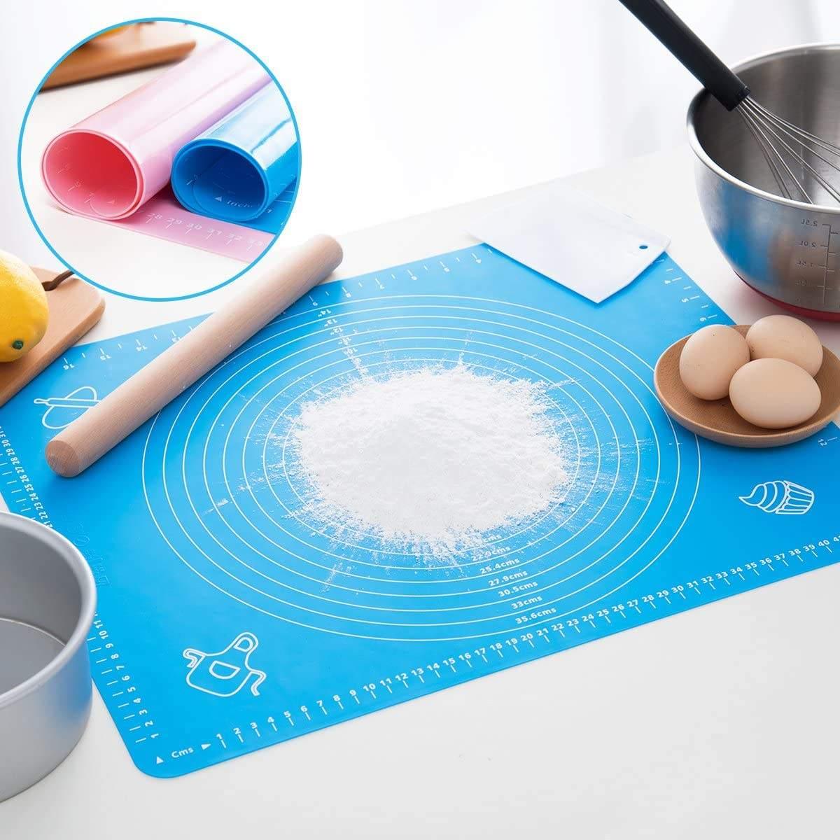 Tapis de Pâtisserie en Silicone Antidérapant