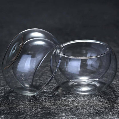 Tasses à Thé en Verre Double  - Élégance et Praticité pour une Dégustation de Thé Exceptionnelle