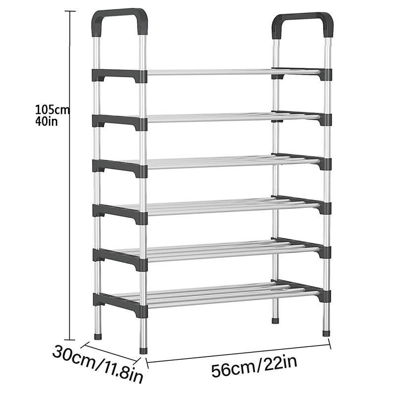 Étagère à Chaussures en Métal  - Solution Élégante pour un Rangement Organisé