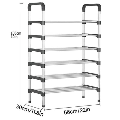 Étagère à Chaussures en Métal  - Solution Élégante pour un Rangement Organisé