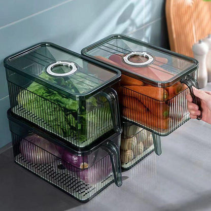 Organisation Efficace dans le Réfrigérateur et Design Élégant pour la Cuisine