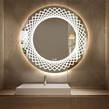 Miroir Éclairé à LED avec Cadre – Modernité et Éclat pour Salle de Bain