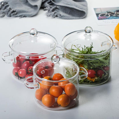 Cocotte en Verre pour la Cuisine Élégance Transparente et Performance Exceptionnelle