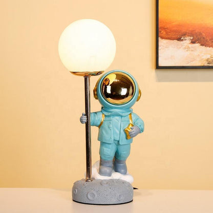 Lampe  Astronaute en Résine : Éclairage Créatif et Inspirant pour Chambre d'Enfant