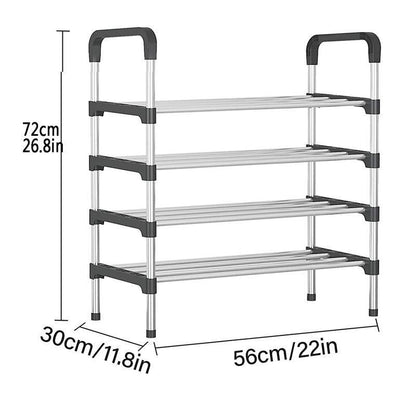 Étagère à Chaussures en Métal  - Solution Élégante pour un Rangement Organisé