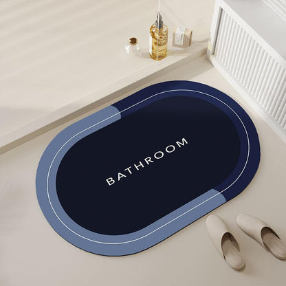 Tapis de Bain  Antidérapant, Séchage Rapide, et Élégance Assortie pour une Maison Chic et Confortable.