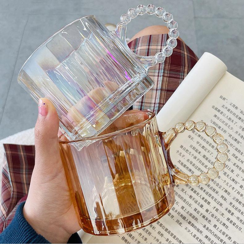 Ensemble de Tasses en Verre Européennes avec Anneau à Bulles