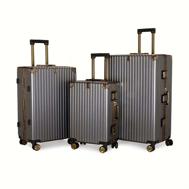 Ensemble de Valises Rigides en Aluminium