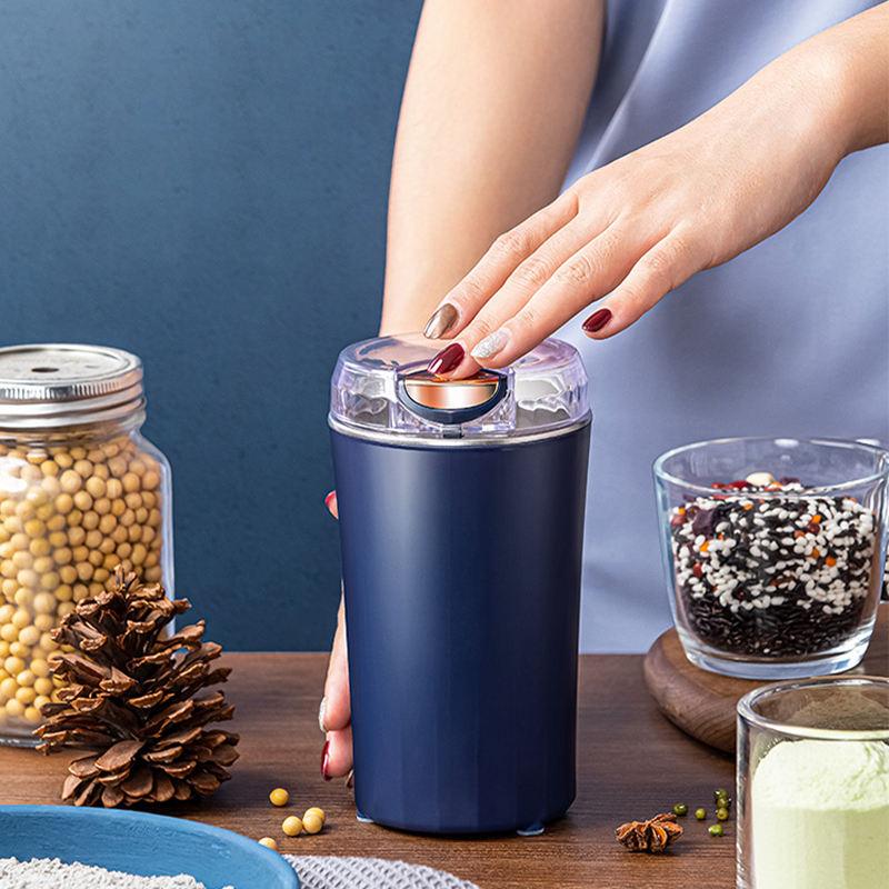 Mini Moulin Polyvalent: Café, Épices et Herbes Fraîches - Libérez les Saveurs !