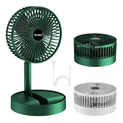 Ventilateur Électrique Pliable avec Support Téléphone