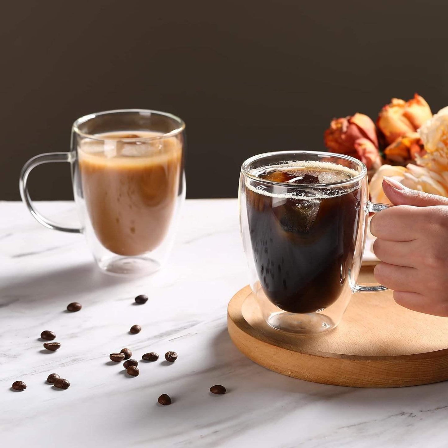 Verre Isolé à Double Paroi : Gardez Vos Boissons Chaudes ou Froides Plus Longtemps