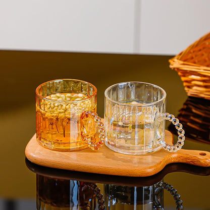 Ensemble de Tasses en Verre Européennes avec Anneau à Bulles