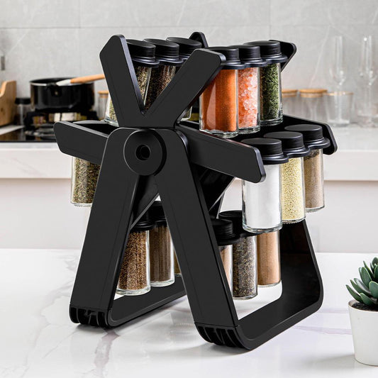 Étagère à Épices Rotative Multifonctionnelle pour Cuisine