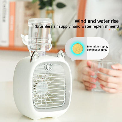 Mini Climatiseur Portable avec Réservoir d'Eau Remplaçable