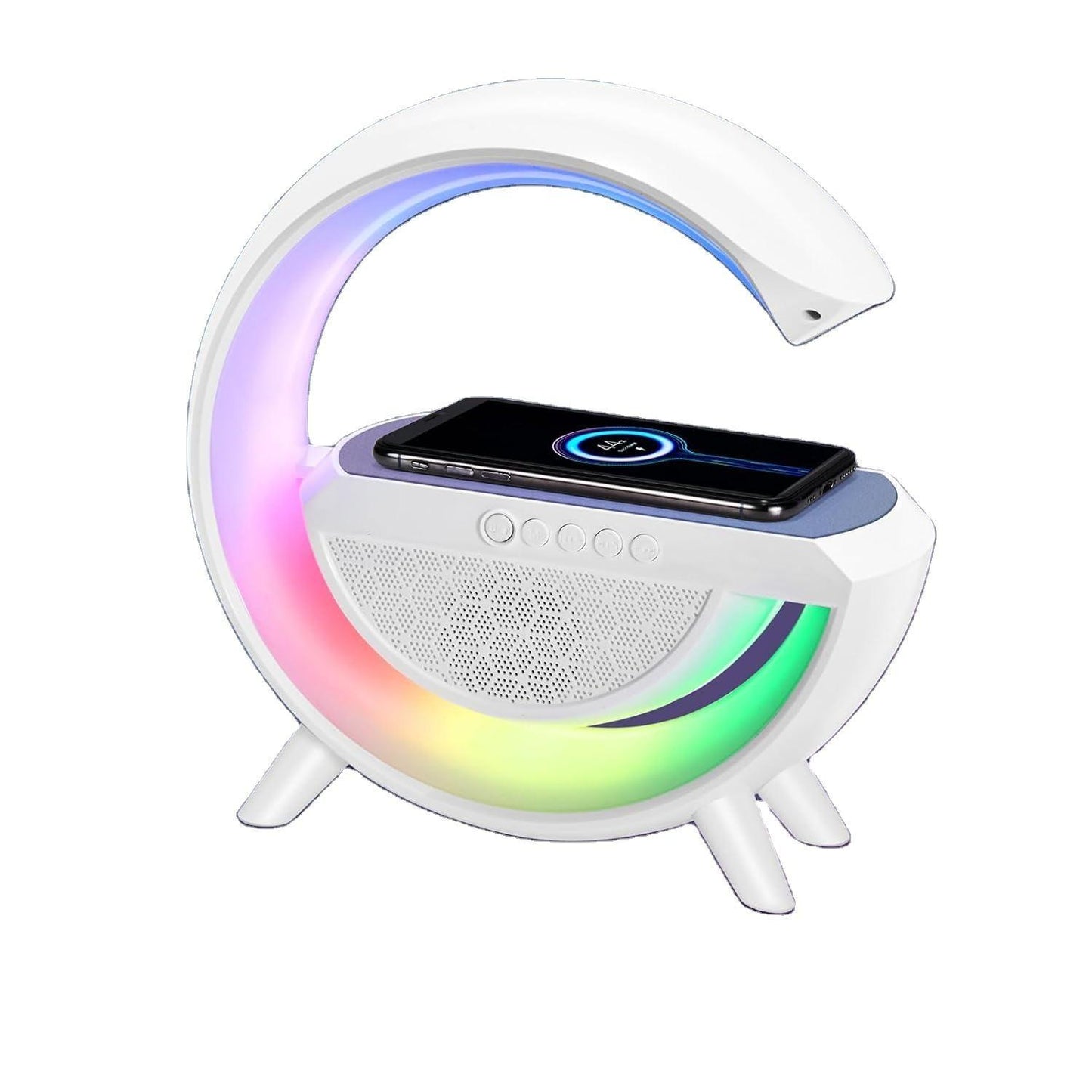 Lampe enceinte Bluetooth avec chargeur sans fil