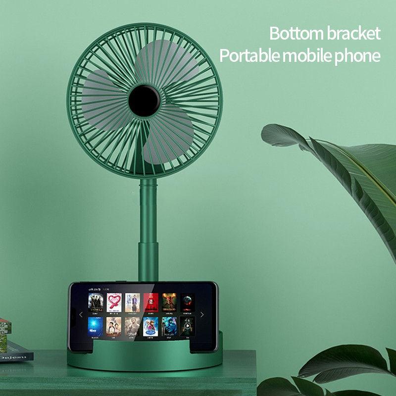 Ventilateur Électrique Pliable avec Support Téléphone