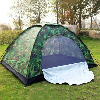 Tente de Camping Portable 2-3 Personnes 3 Saisons à Couche Unique – Tente Pliable