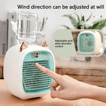 Mini Climatiseur Portable avec Réservoir d'Eau Remplaçable