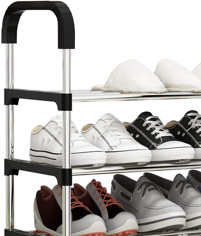 Étagère à Chaussures en Métal  - Solution Élégante pour un Rangement Organisé