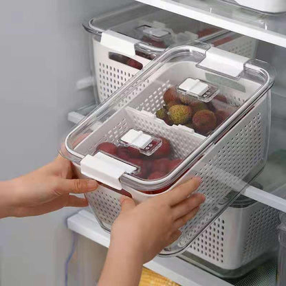 Boîte de Rangement pour Fruits et Légumes Frais : Organisation Optimale dans votre Réfrigérateur