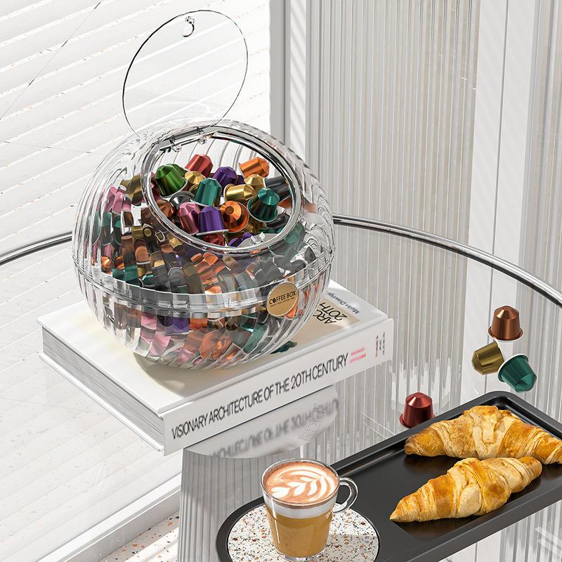 Élégant Boîte de Rangement Ins Style Multi-Fonction pour Capsules de Café