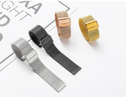 Bracelet en Maille Milanaise pour Montres Connectées