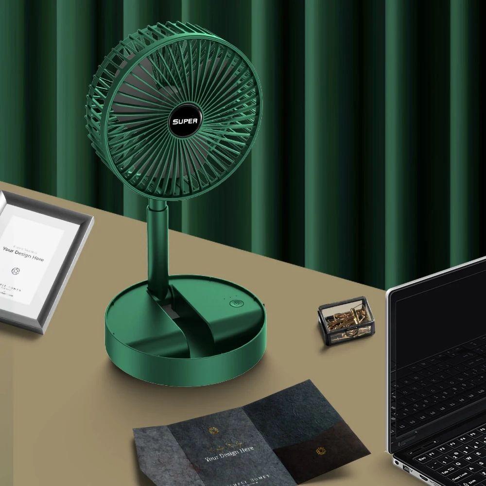 Ventilateur Électrique Pliable avec Support Téléphone