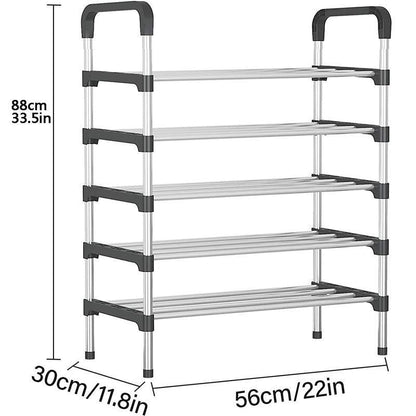 Étagère à Chaussures en Métal  - Solution Élégante pour un Rangement Organisé