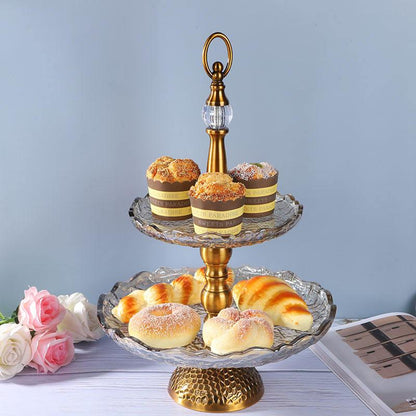 Corbeille à Fruits et Support à Gâteau Élégance Transparente et Fonctionnalité Moderne