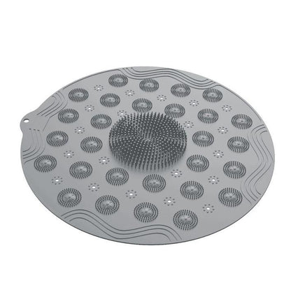 Tapis de Douche Antidérapant avec Brosse de Massage