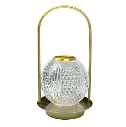 Lampe USB Tactile Acrylique Transparent Design Moderne