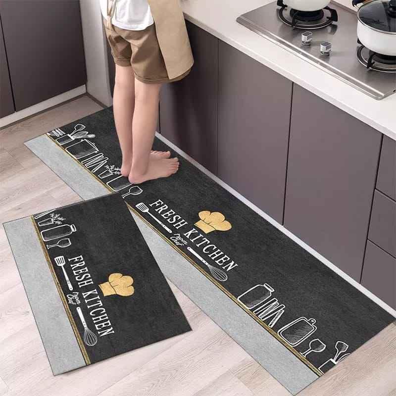 Ensemble de Tapis Antidérapants pour Cuisine : Confort et Sécurité au Quotidien