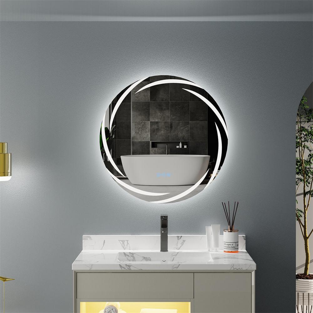 Miroir LED Rond pour une Salle de Bain Élégante et Lumineuse