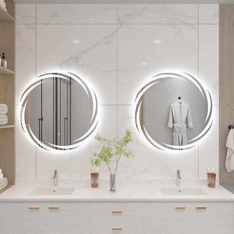 Miroir LED Rond pour une Salle de Bain Élégante et Lumineuse