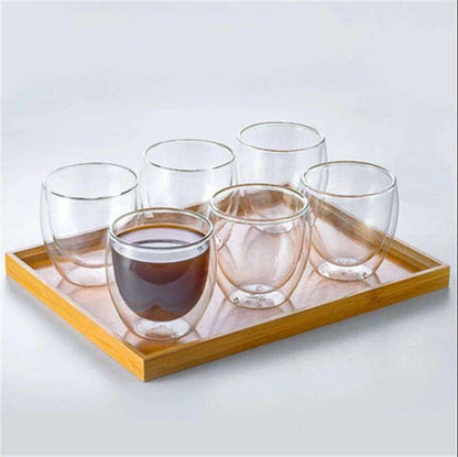 Mugs en Verre Double Paroi Élégance et Isolation Thermique Exceptionnelle