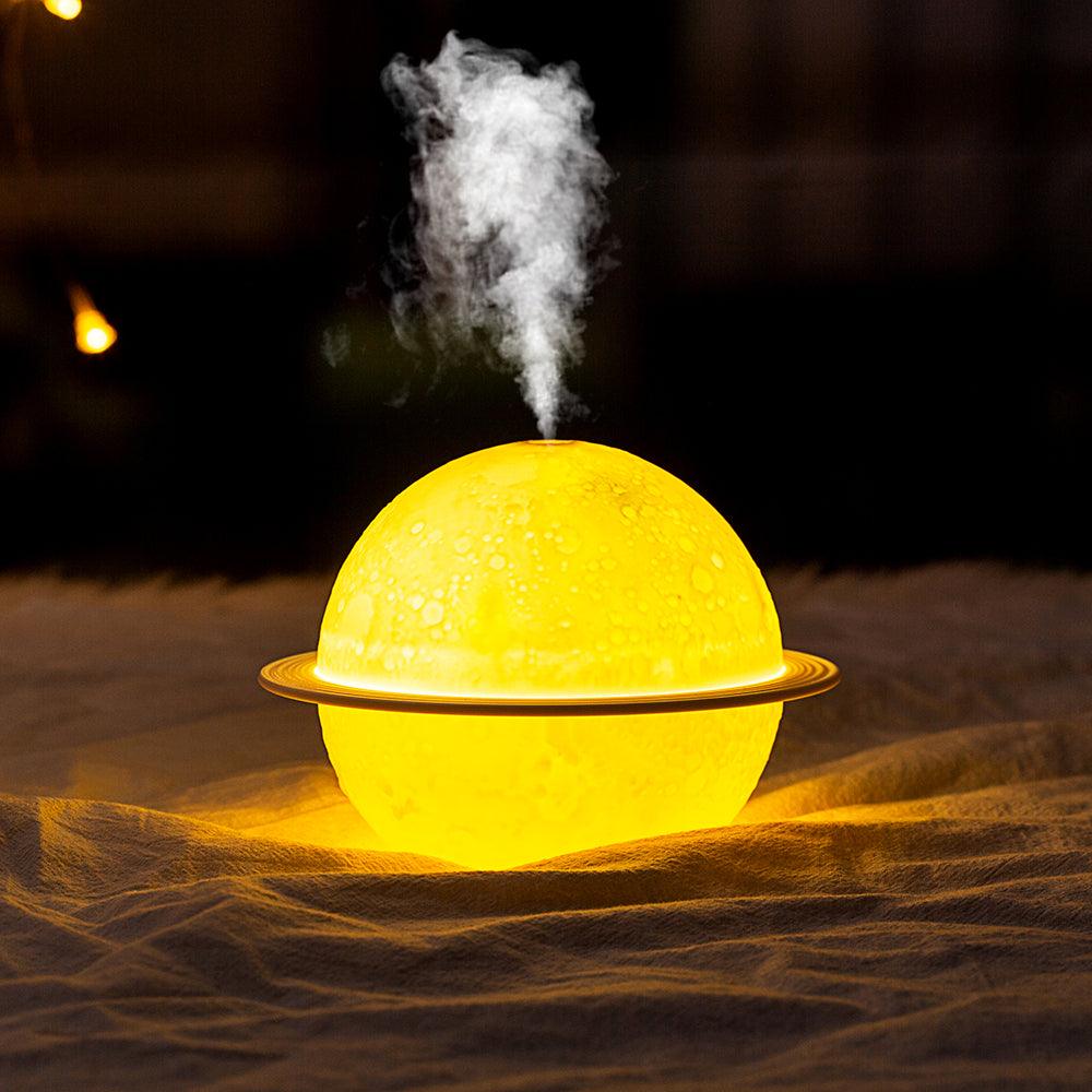 Humidificateur 3D avec Lampe Lune LED Atmosphère Magique et Aromathérapie USB