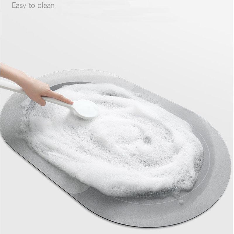 Tapis de Bain  Antidérapant, Séchage Rapide, et Élégance Assortie pour une Maison Chic et Confortable.