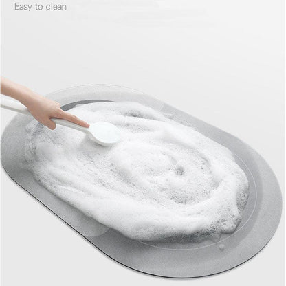 Tapis de Bain  Antidérapant, Séchage Rapide, et Élégance Assortie pour une Maison Chic et Confortable.