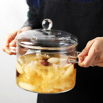 Cocotte en Verre pour la Cuisine Élégance Transparente et Performance Exceptionnelle