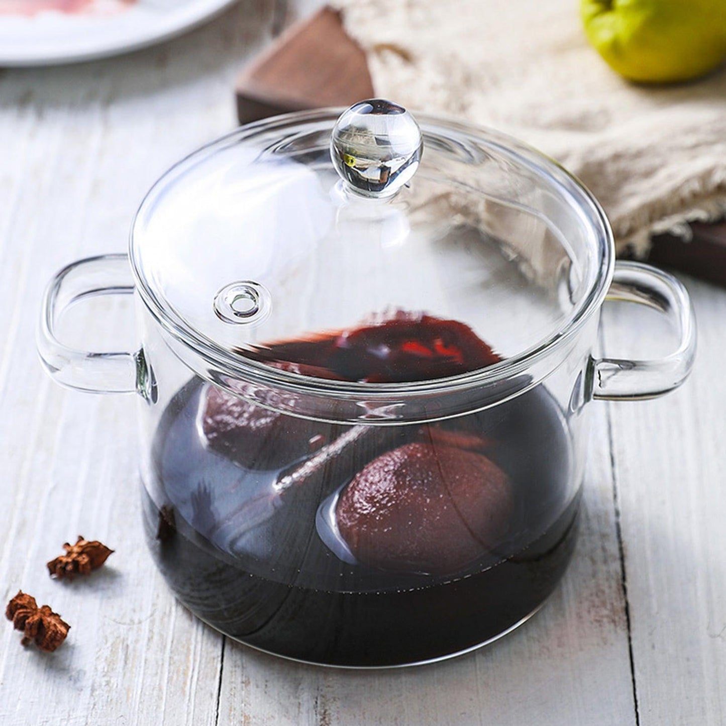 Cocotte en Verre pour la Cuisine Élégance Transparente et Performance Exceptionnelle